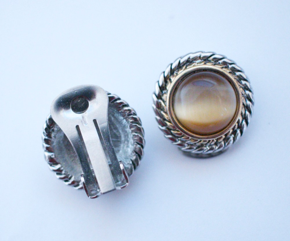 Etsy tiger clip earrings 2